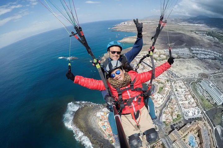 Vuelo en parapente biplaza Tenerife Sur