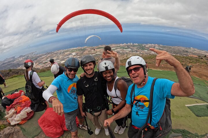 Parapente Premium en Tenerife: Fotos, videos y recogida incluida