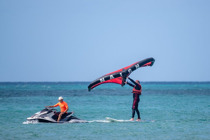 Curso de prueba de Wingfoil en la hermosa Costa Calma